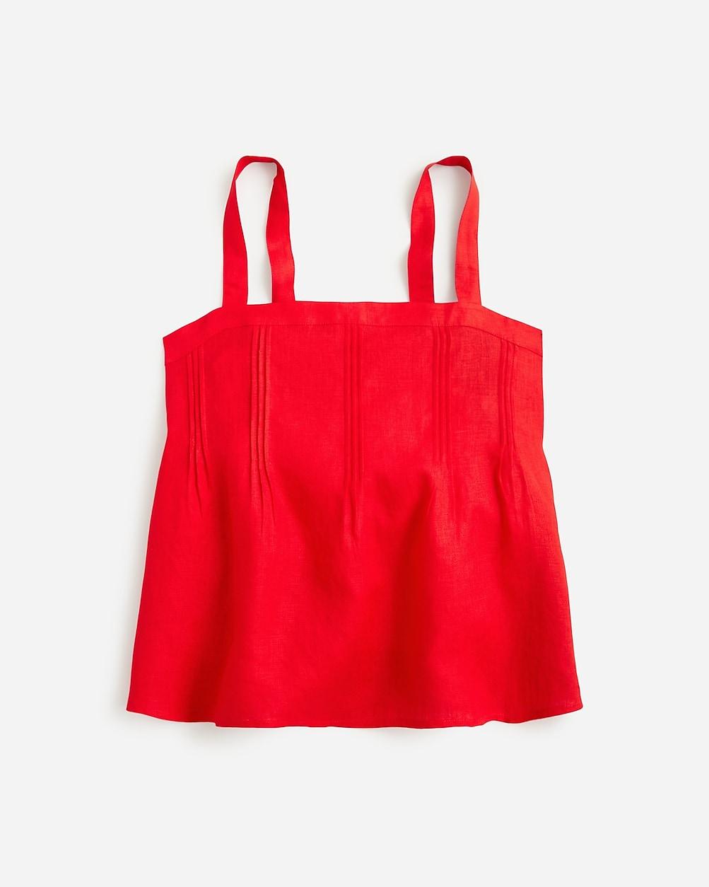 Bow-back linen top by J.CREW