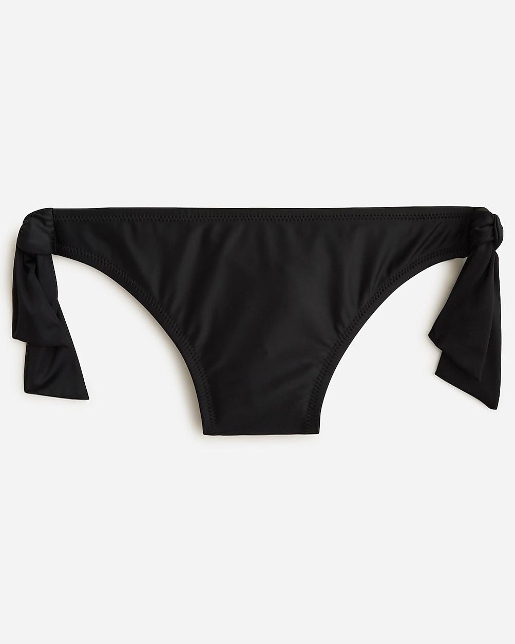 Bow-tie hipster full-coverage bikini bottom by J.CREW Bow-tie hipster full-coverage bikini bottom by J.CREW