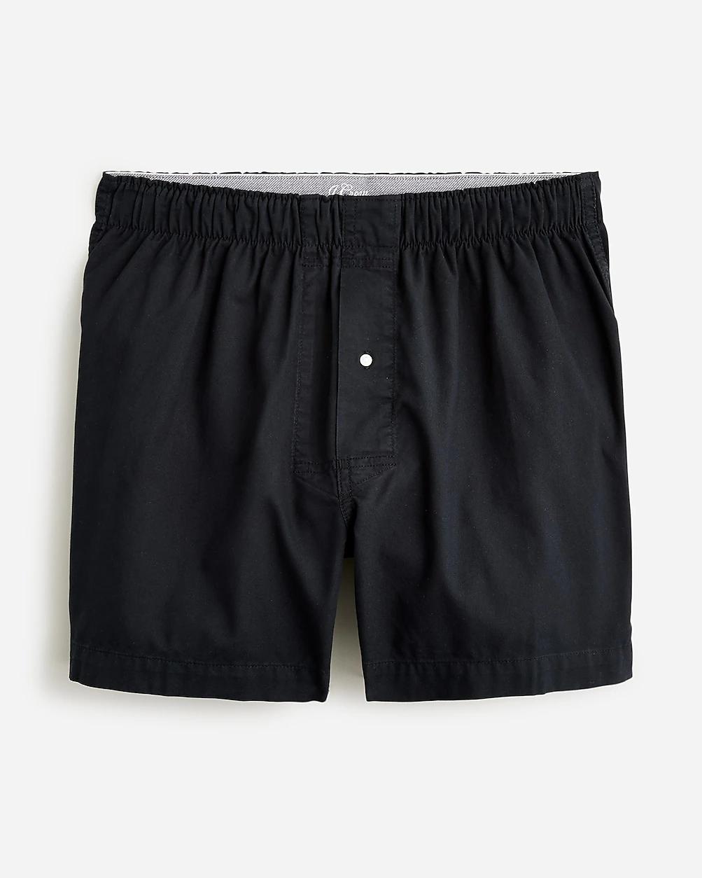 Boxer short in garment-dyed Broken-in organic cotton oxford by J.CREW