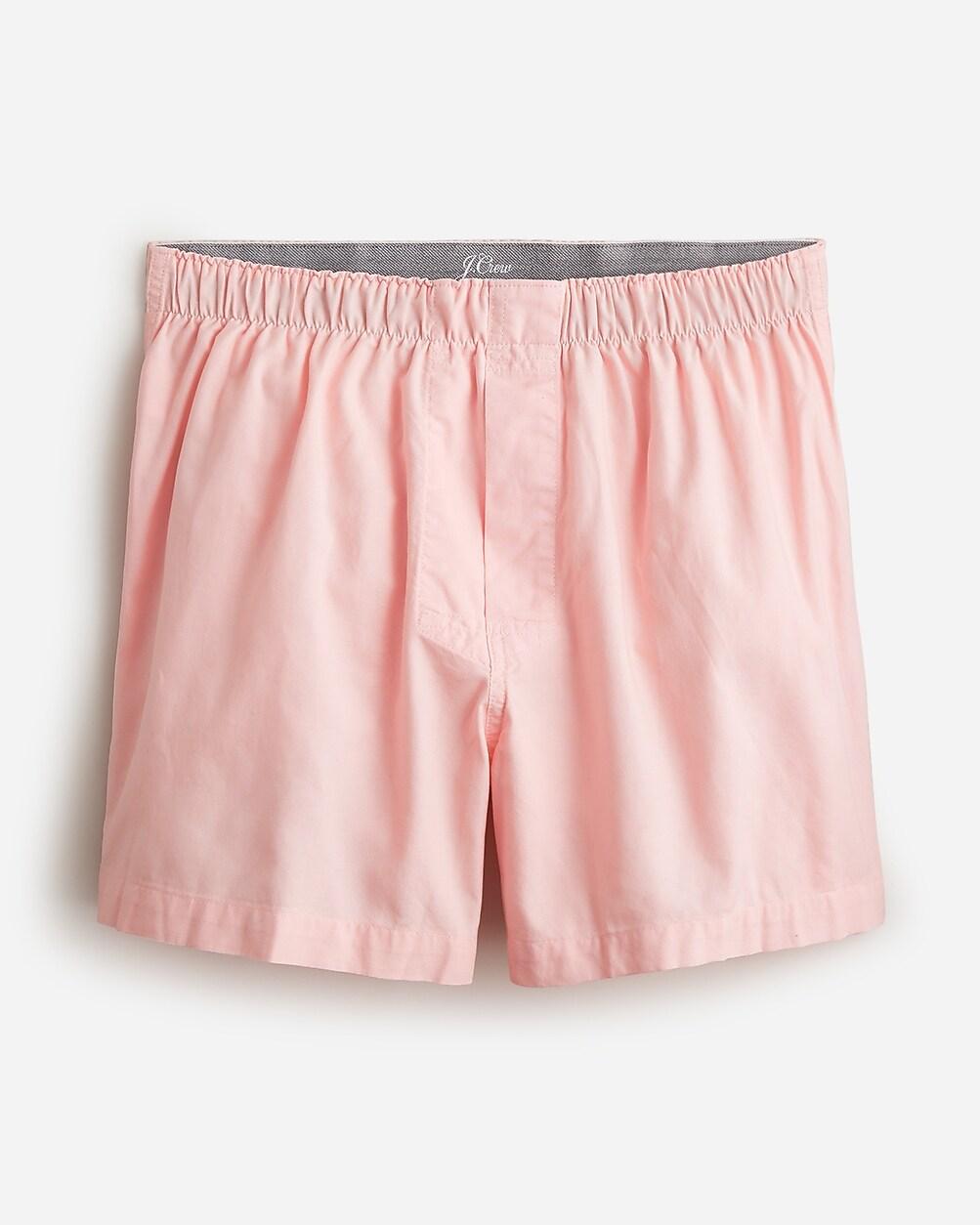 Boxer short in garment-dyed Broken-in organic cotton oxford by J.CREW