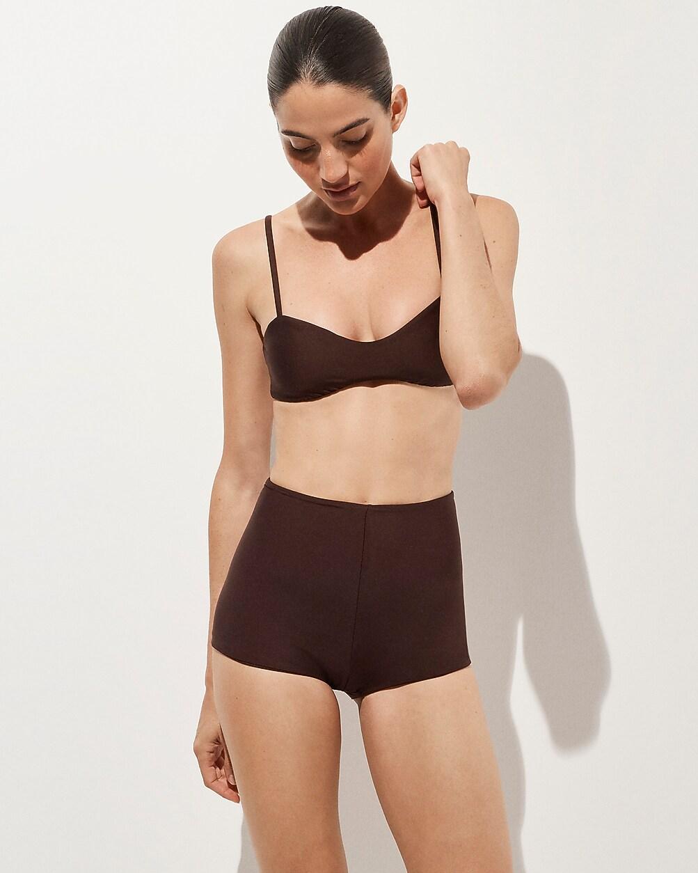 Boy short bikini bottom in Classic Sculpt™ by J.CREW