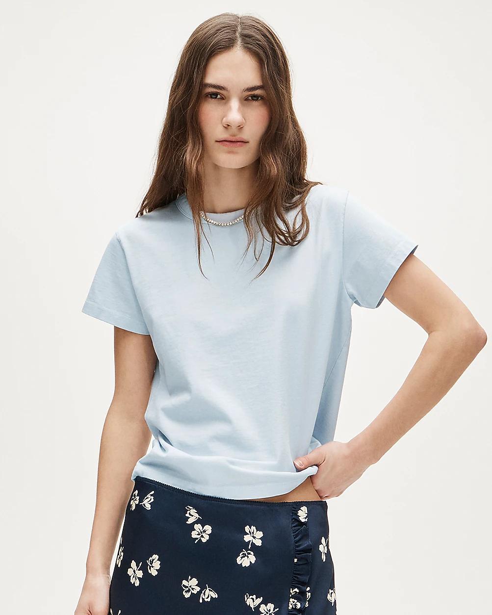 Boyfriend jersey classic-fit T-shirt by J.CREW