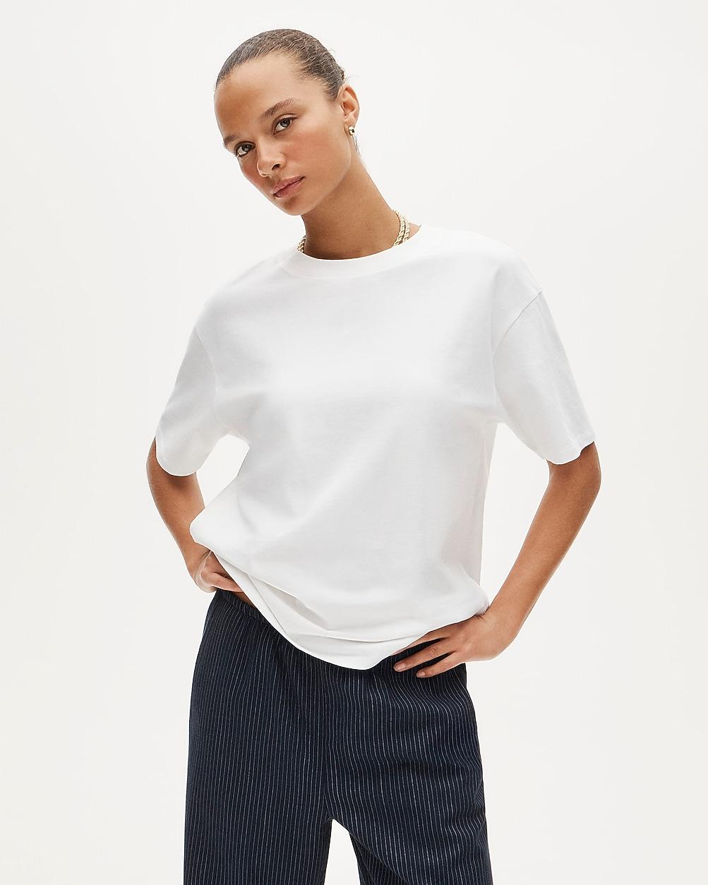 Boyfriend jersey oversized T-shirt by J.CREW