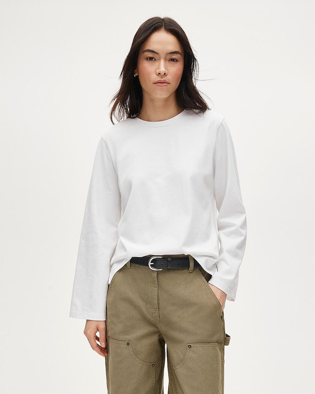 Boyfriend jersey relaxed long-sleeve T-shirt by J.CREW