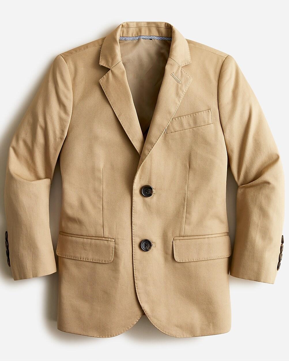 Boys' Ludlow suit jacket in Italian chino by J.CREW