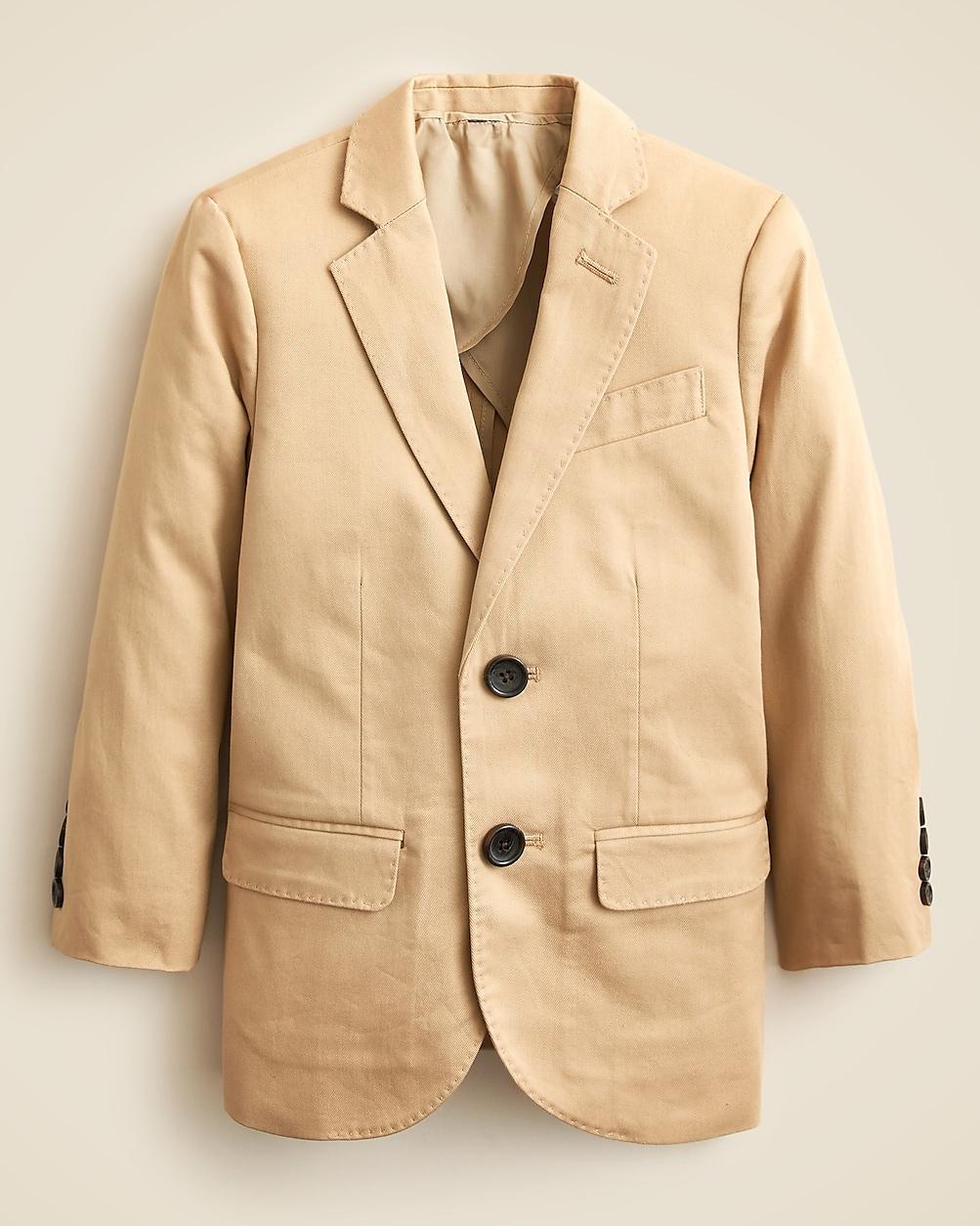 Boys' Ludlow suit jacket in chino by J.CREW