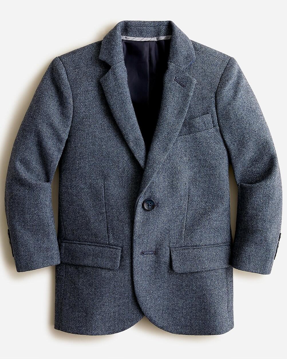 Boys' Ludlow suit jacket in wool-blend herringbone by J.CREW