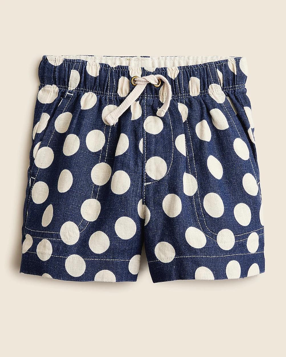 Boys' linen-blend dock short by J.CREW
