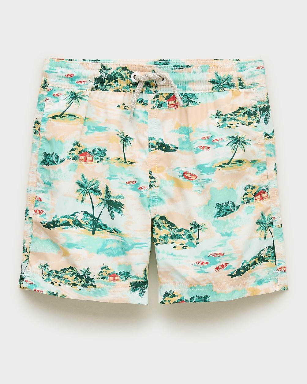 Boys' printed swim trunk by J.CREW