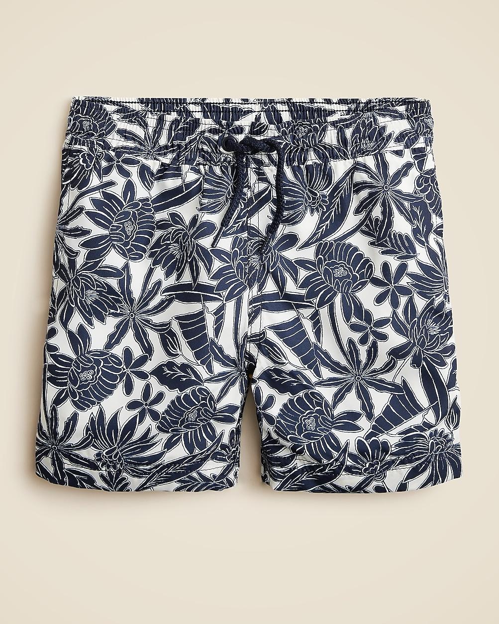 Boys' printed swim trunk by J.CREW