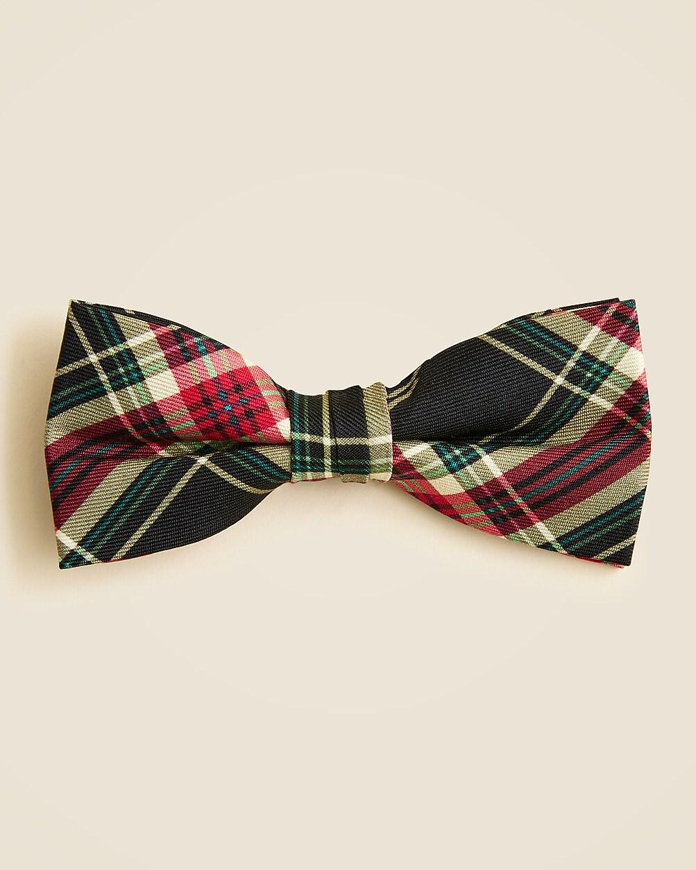 Boys' silk bow tie in Stewart tartan by J.CREW