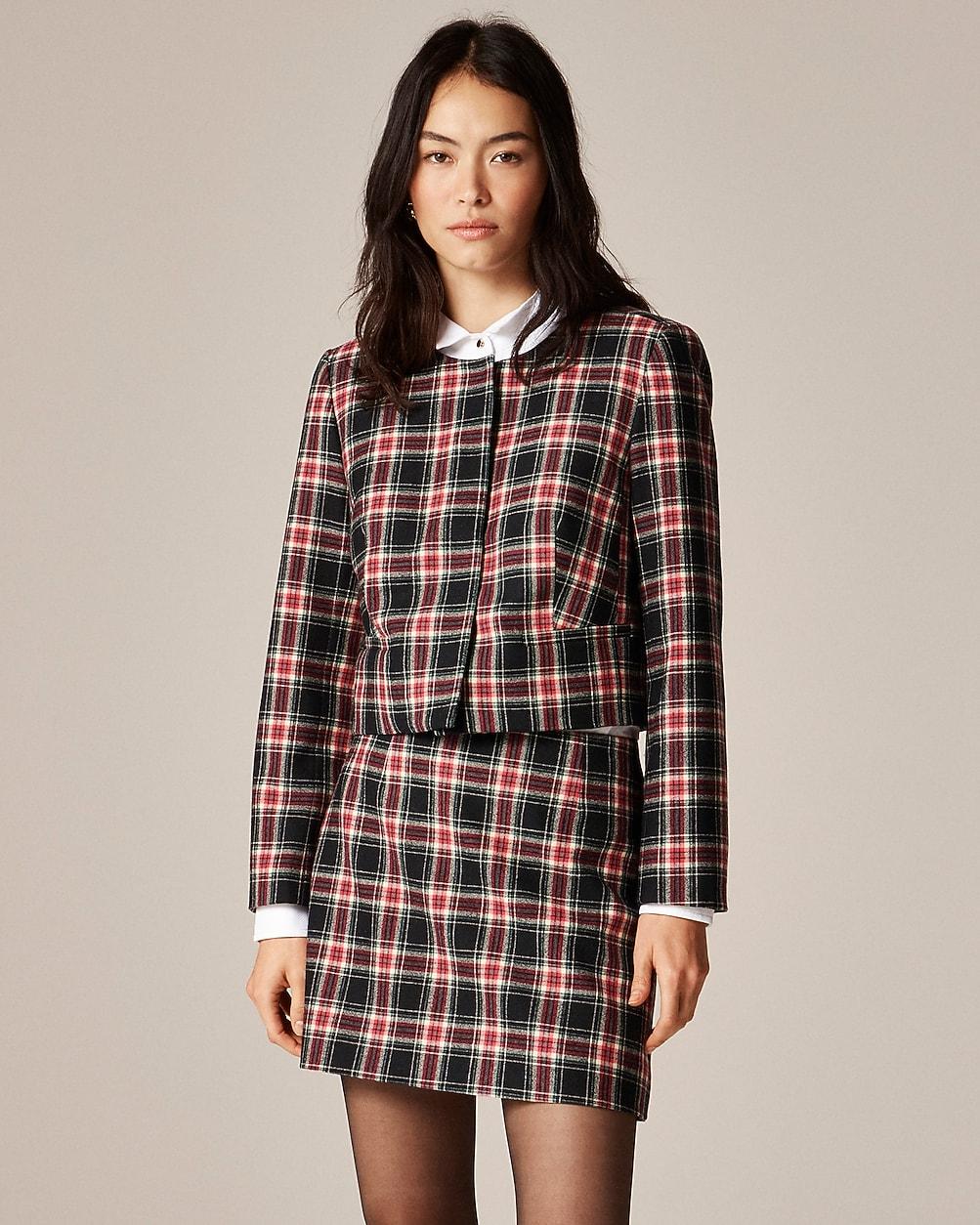 Bridgette lady jacket in Stewart tartan by J.CREW