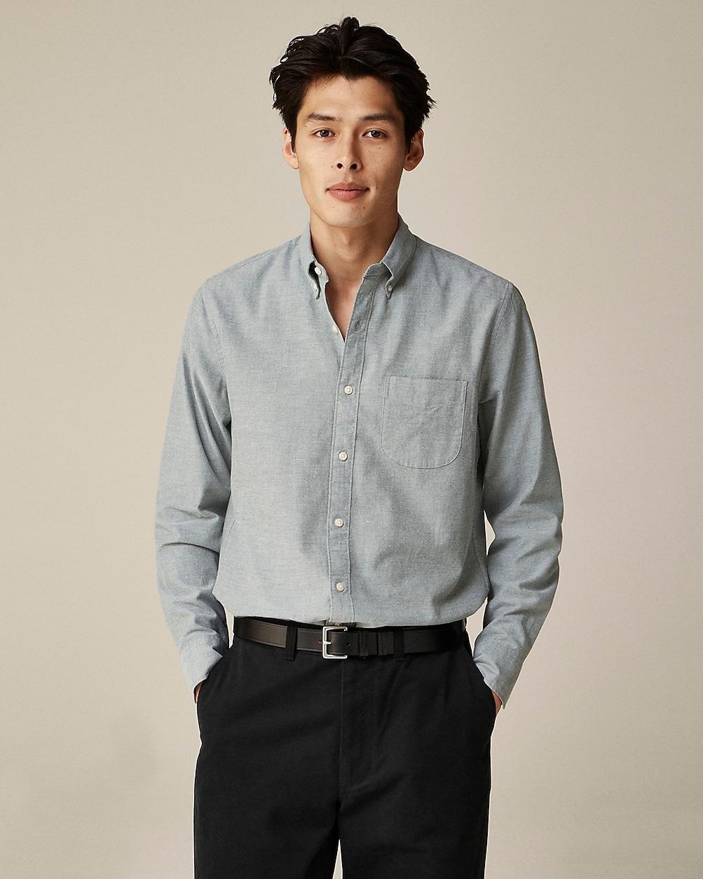 Broken-in organic cotton oxford shirt by J.CREW