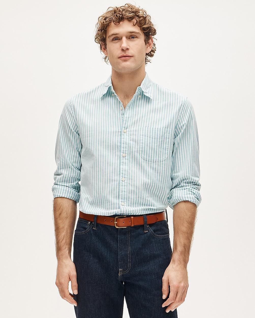 Broken-in organic cotton oxford shirt by J.CREW