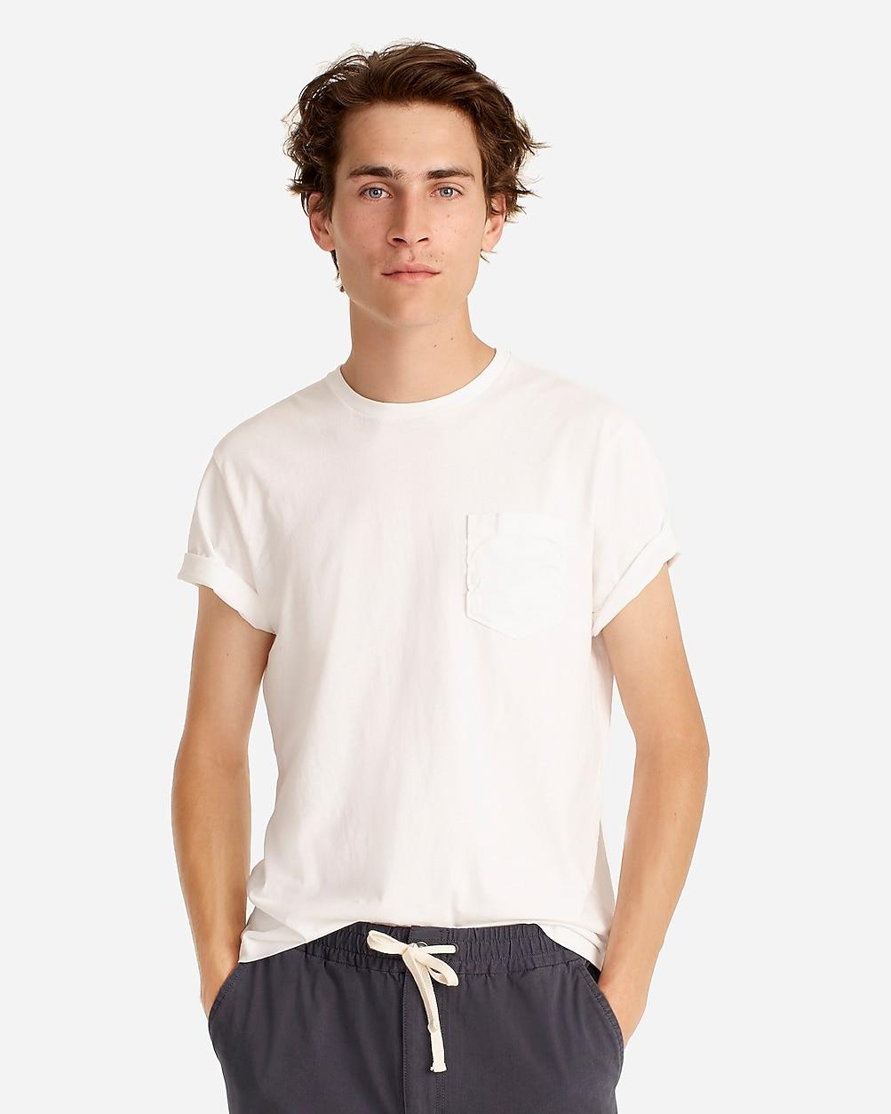 Broken-in short-sleeve pocket T-shirt by J.CREW