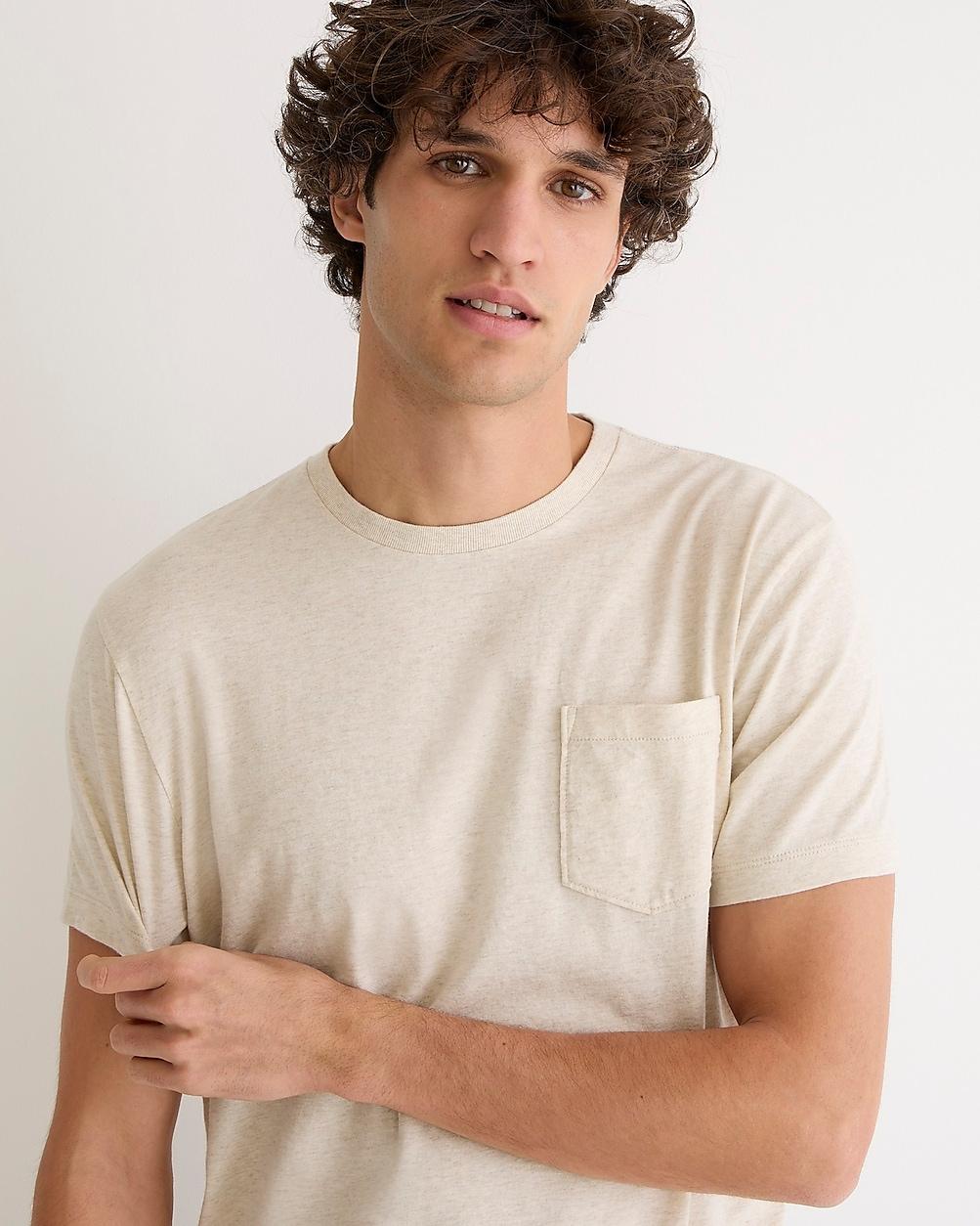 Broken-in short-sleeve pocket T-shirt by J.CREW