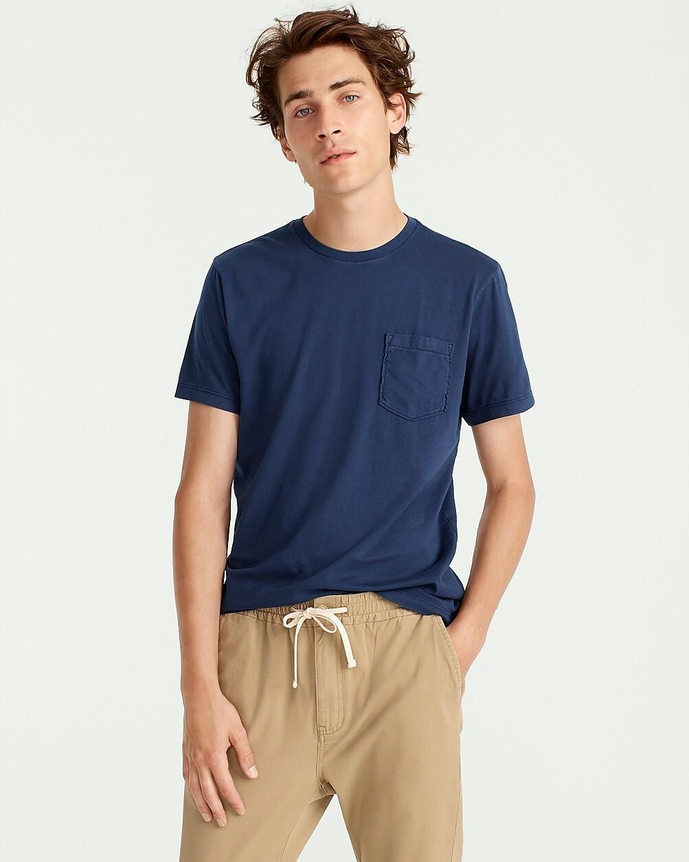 Broken-in short-sleeve pocket T-shirt by J.CREW