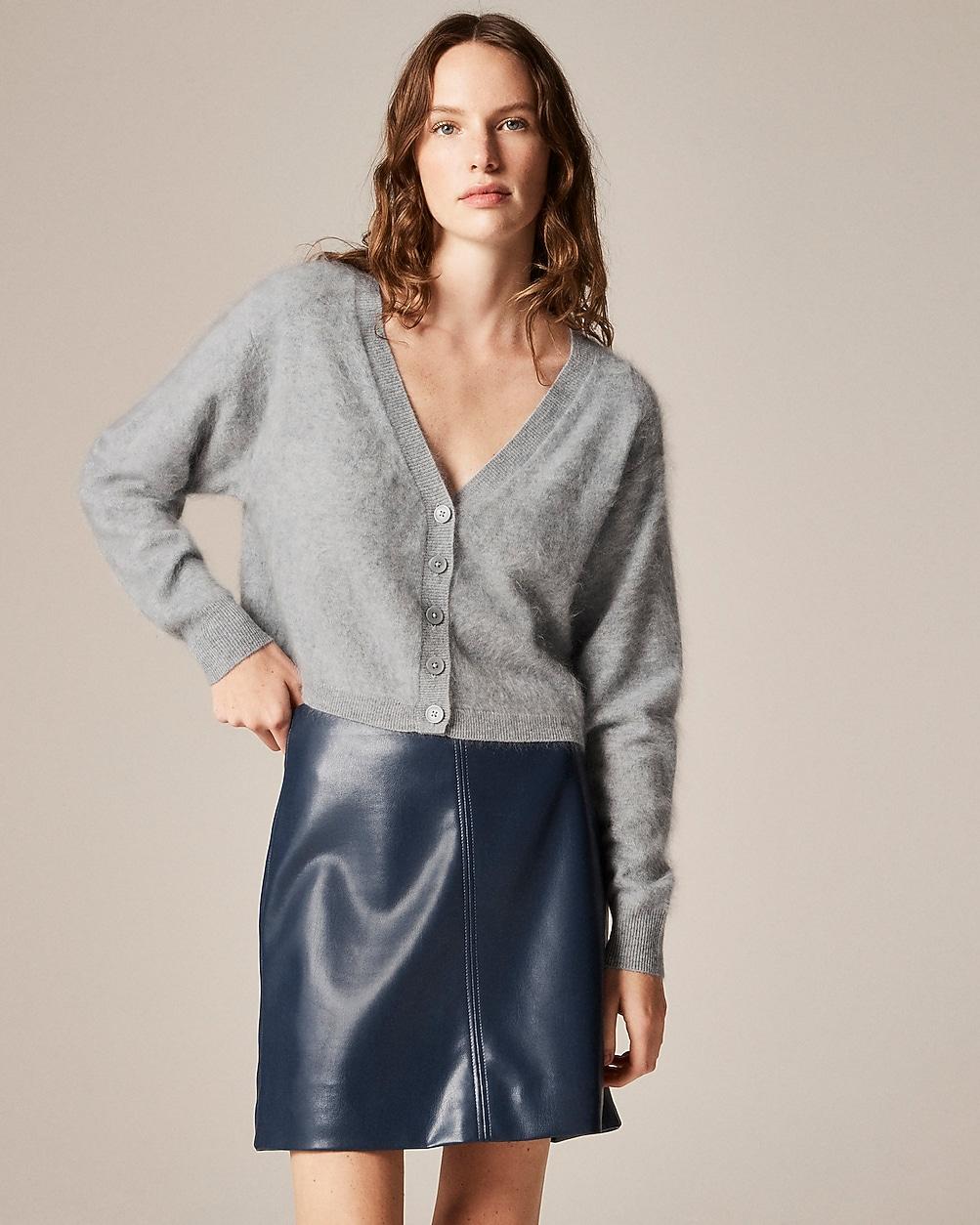 Brushed cashmere party cardigan by J.CREW
