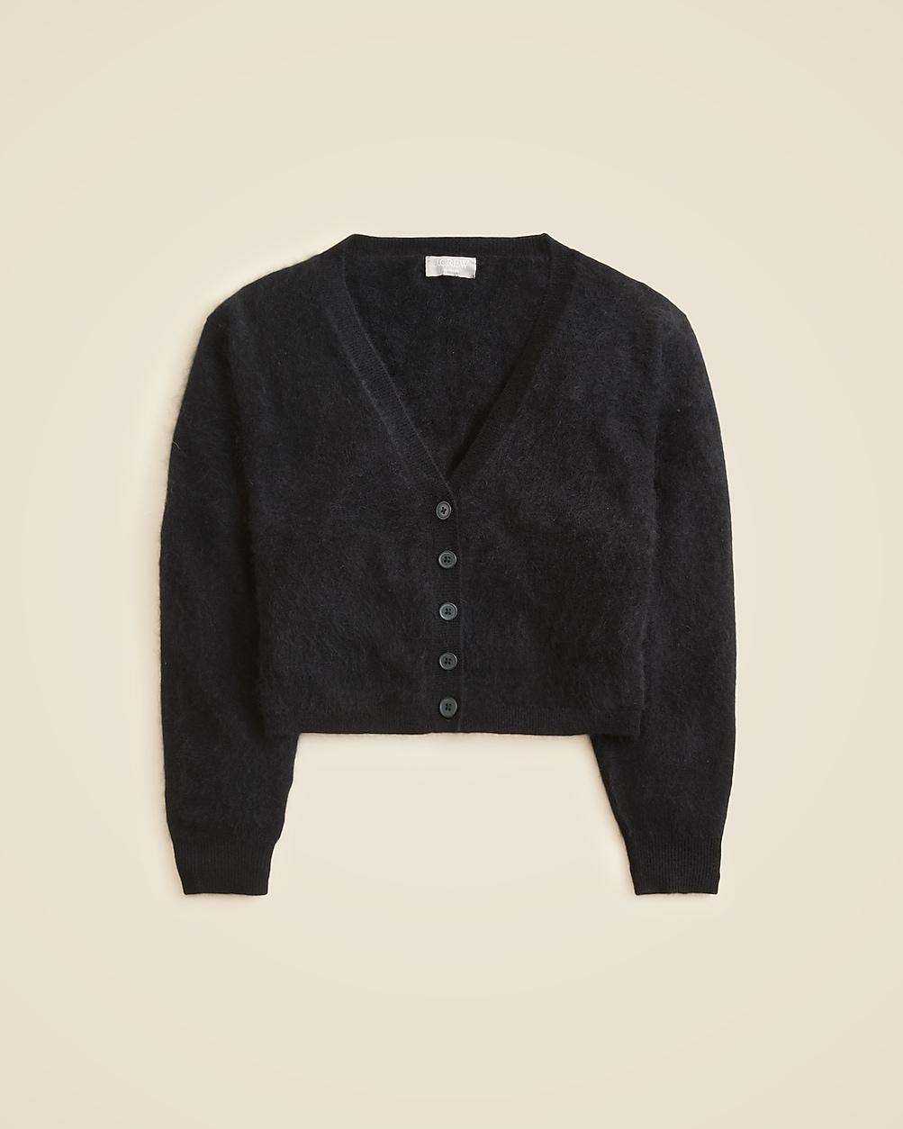 Brushed cashmere party cardigan by J.CREW
