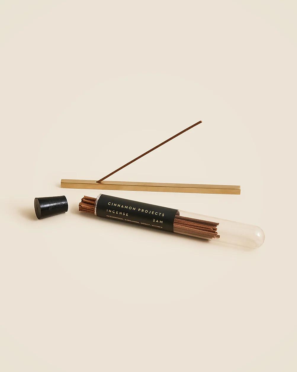 CINNAMON PROJECTS 2am incense with brass burner by J.CREW
