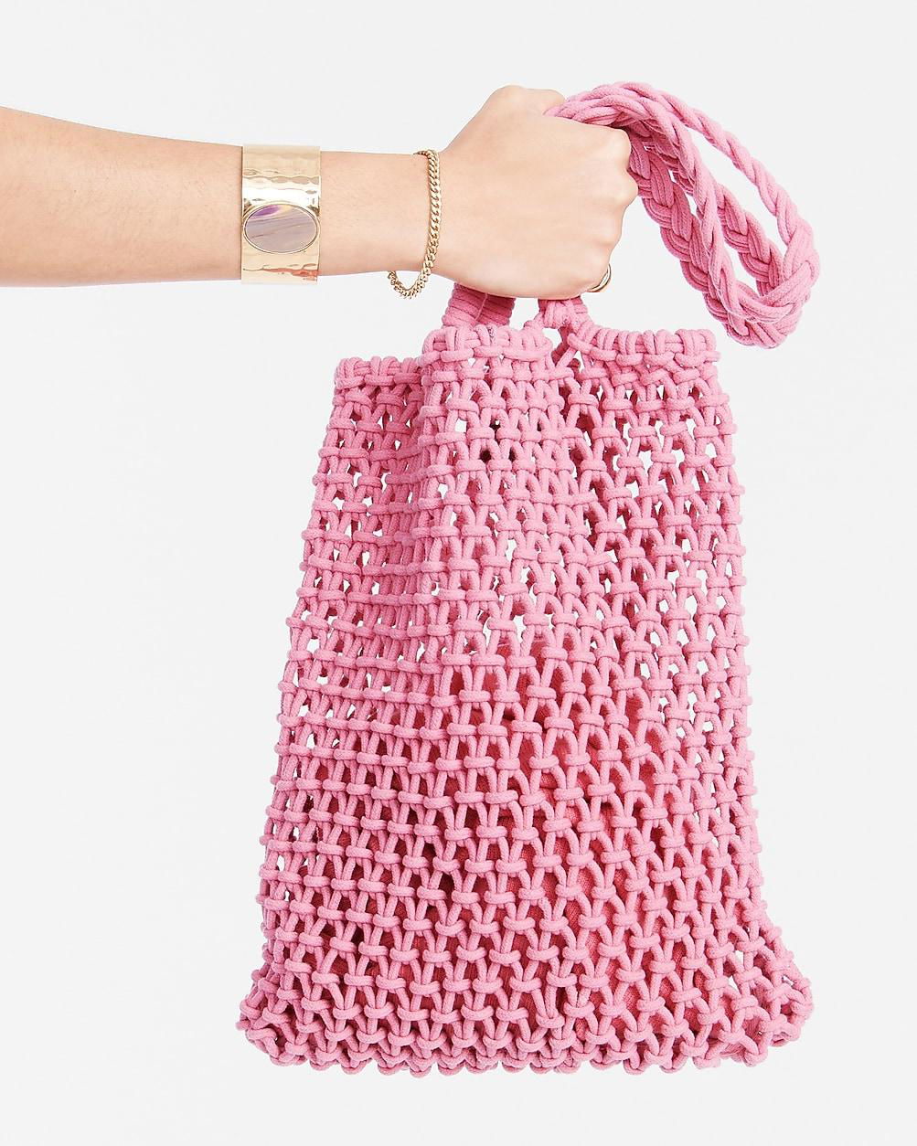 Cadiz hand-knotted rope tote by J.CREW