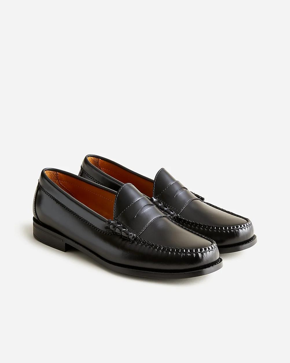 Camden leather loafers with rubber soles by J.CREW
