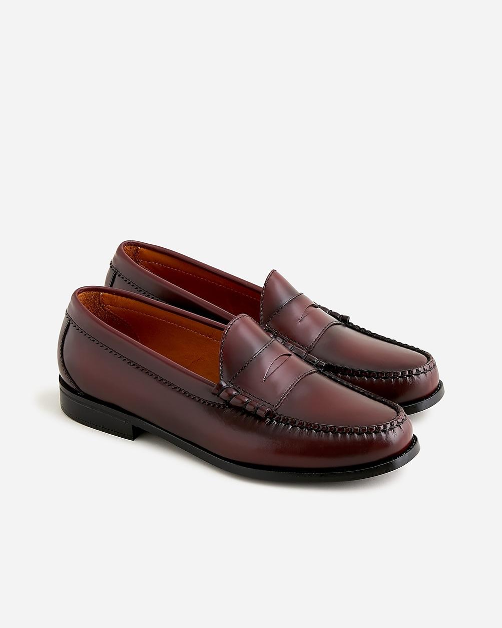 Camden leather loafers with rubber soles by J.CREW
