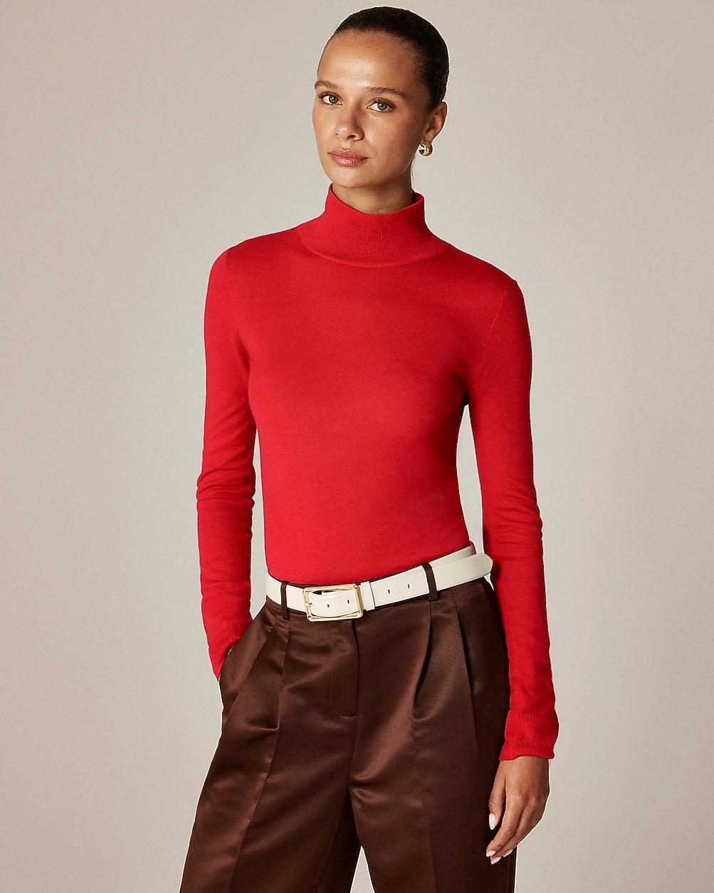 Carolyn turtleneck sweater in merino wool by J.CREW