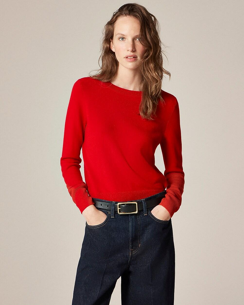 Cashmere classic-fit crewneck sweater by J.CREW