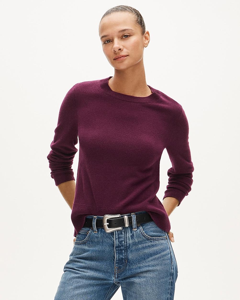 Cashmere classic-fit crewneck sweater by J.CREW