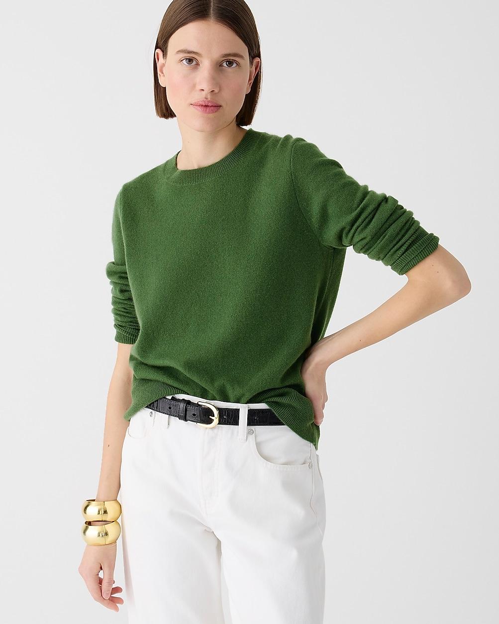 Cashmere classic-fit crewneck sweater by J.CREW