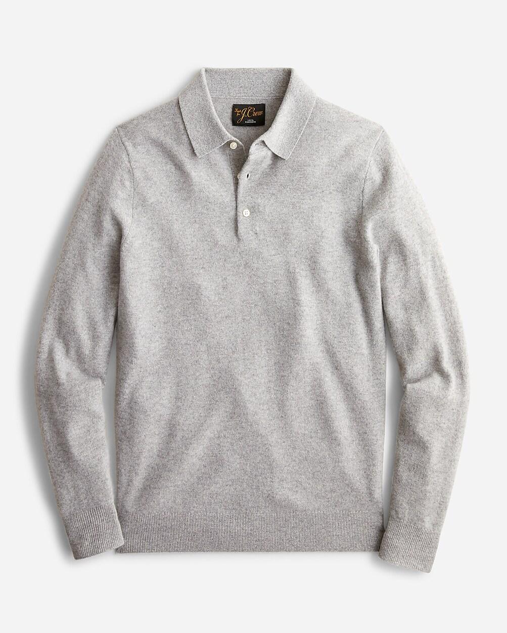 Cashmere collared sweater-polo by J.CREW