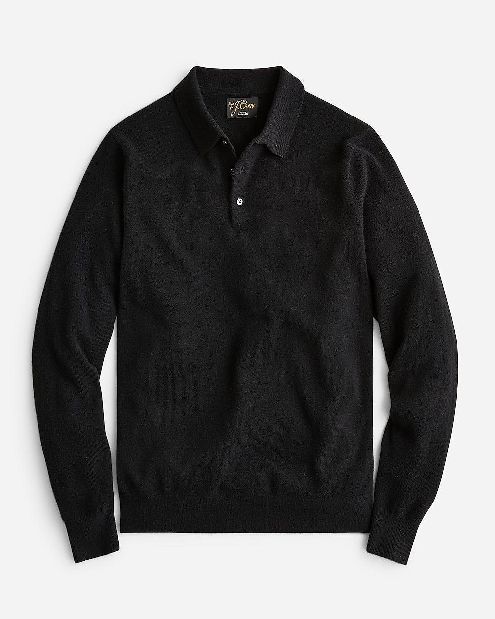 Cashmere collared sweater-polo by J.CREW
