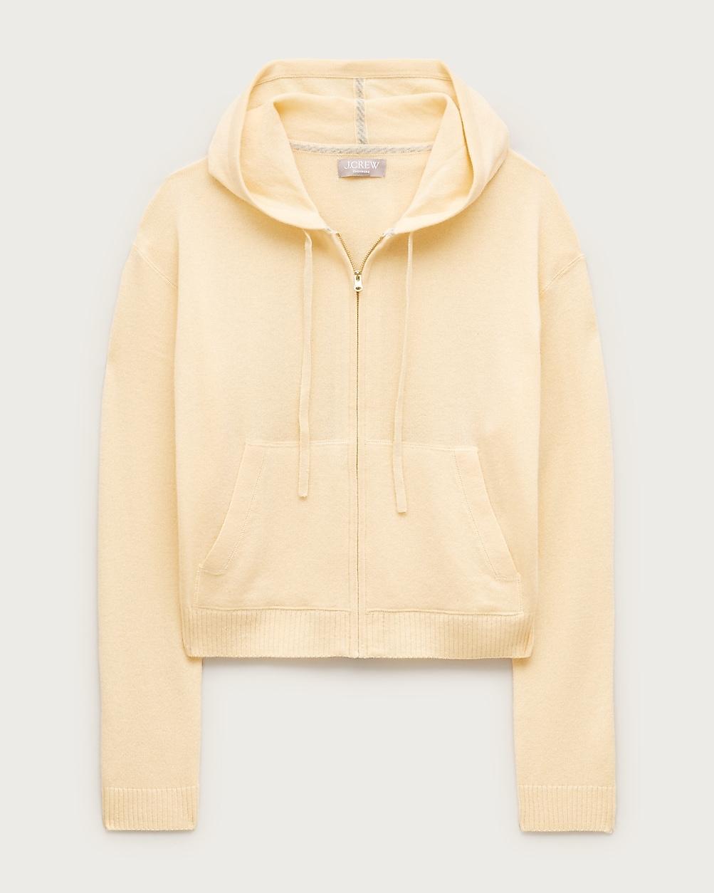 Cashmere full-zip hoodie by J.CREW