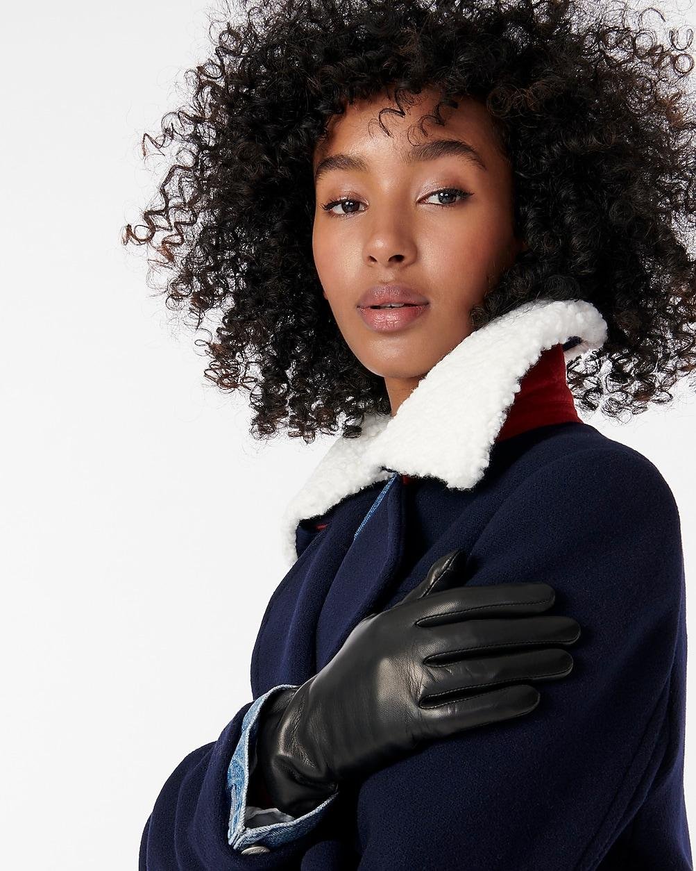 Cashmere-lined leather gloves by J.CREW