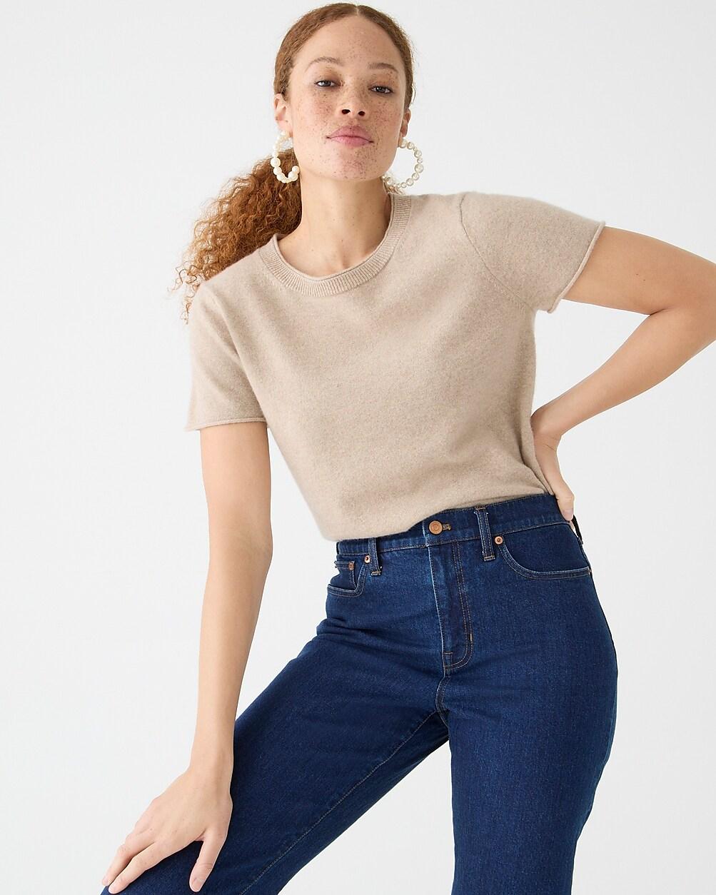 Cashmere relaxed T-shirt by J.CREW