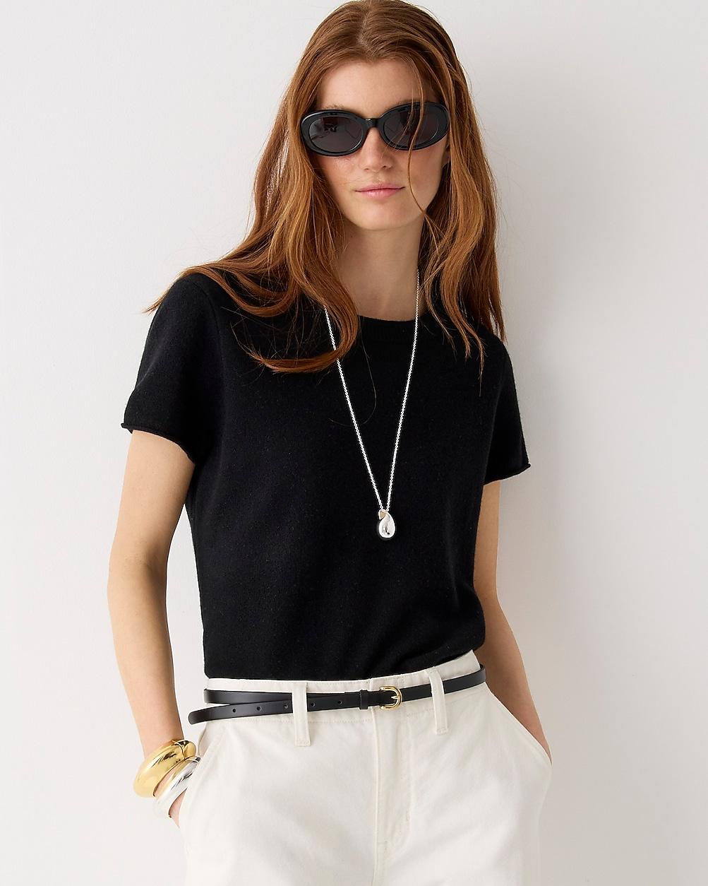 Cashmere relaxed T-shirt by J.CREW