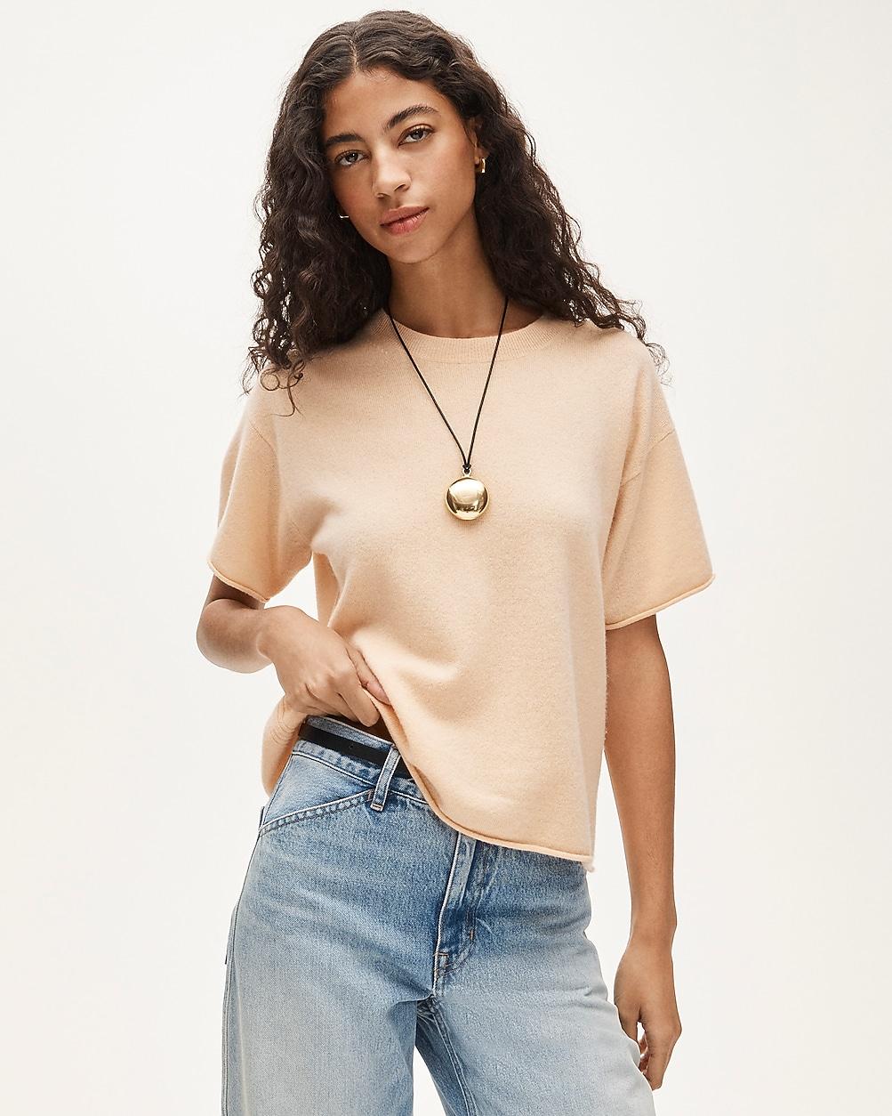 Cashmere relaxed T-shirt by J.CREW