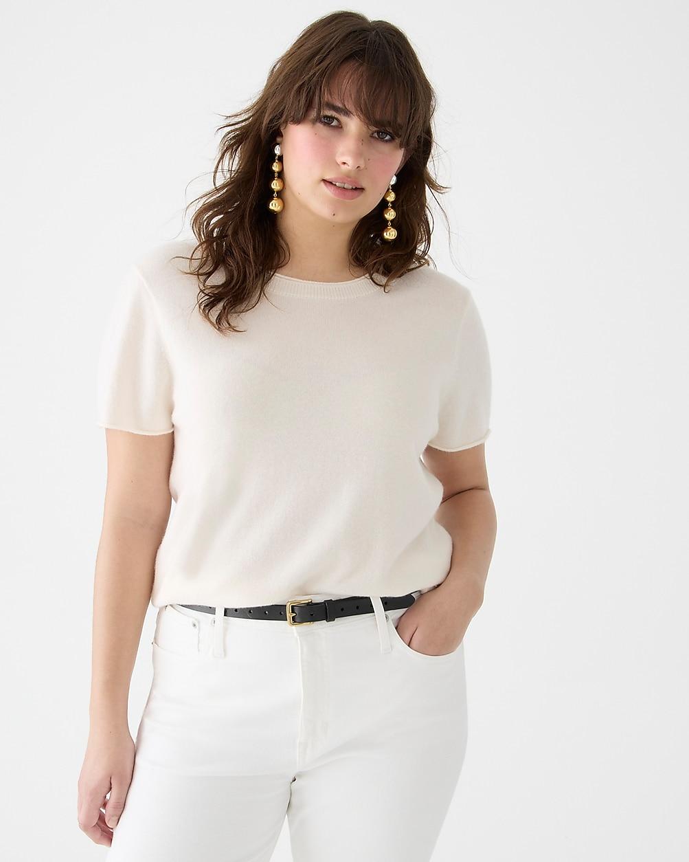 Cashmere relaxed T-shirt by J.CREW