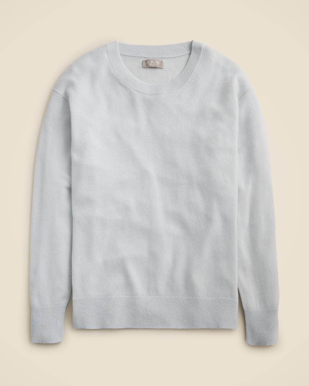 Cashmere relaxed crewneck sweater by J.CREW