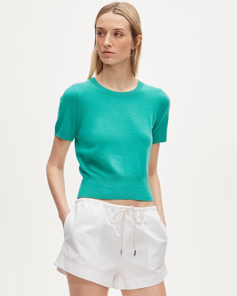 Cashmere shrunken T-shirt by J.CREW