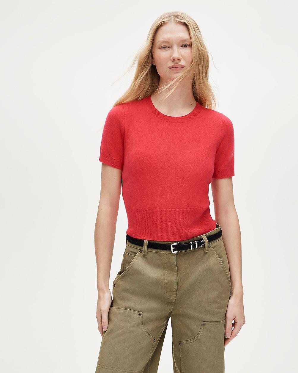 Cashmere shrunken T-shirt by J.CREW