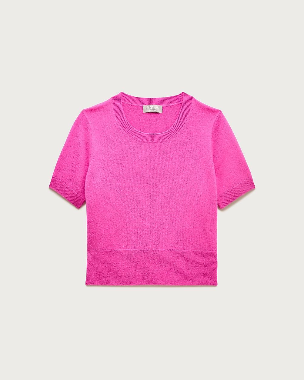 Cashmere shrunken T-shirt by J.CREW