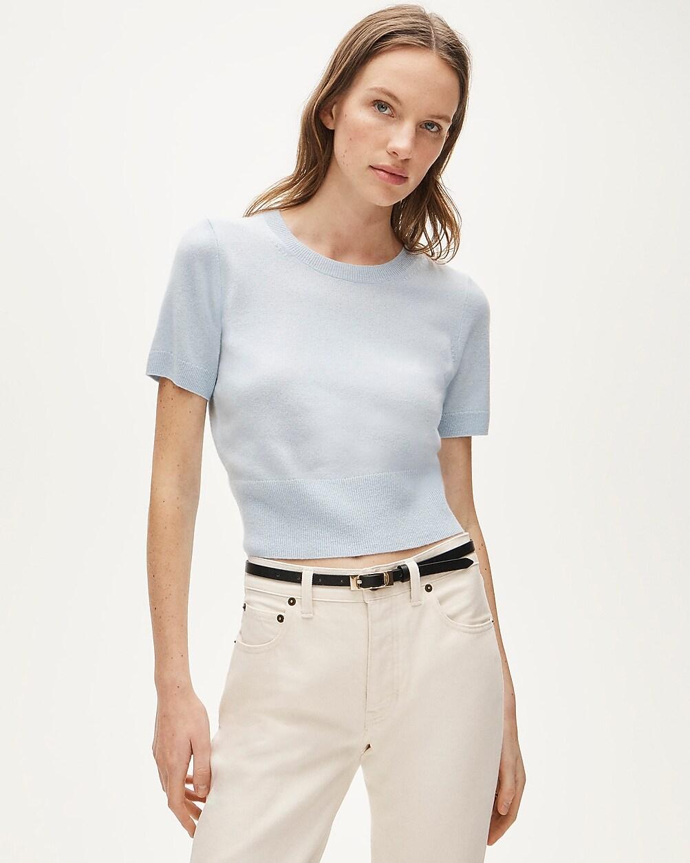 Cashmere shrunken T-shirt by J.CREW