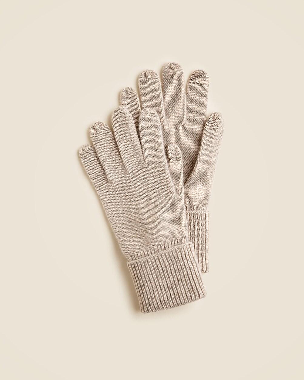 Cashmere tech-touch gloves by J.CREW