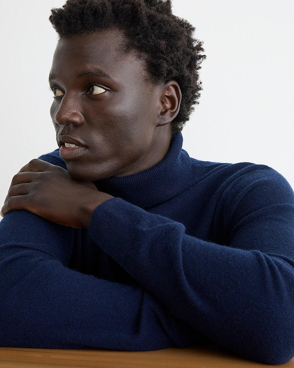 Cashmere turtleneck sweater by J.CREW