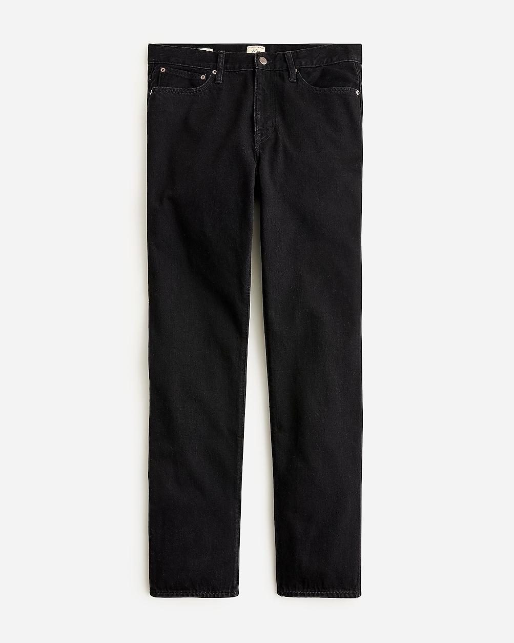 Classic Straight jean in black rinse by J.CREW