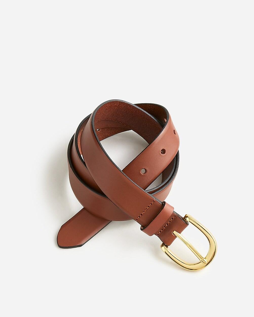 Classic belt in Italian leather by J.CREW