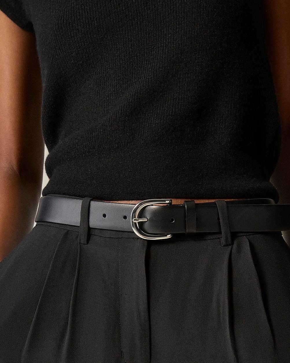 Classic belt in Italian leather by J.CREW