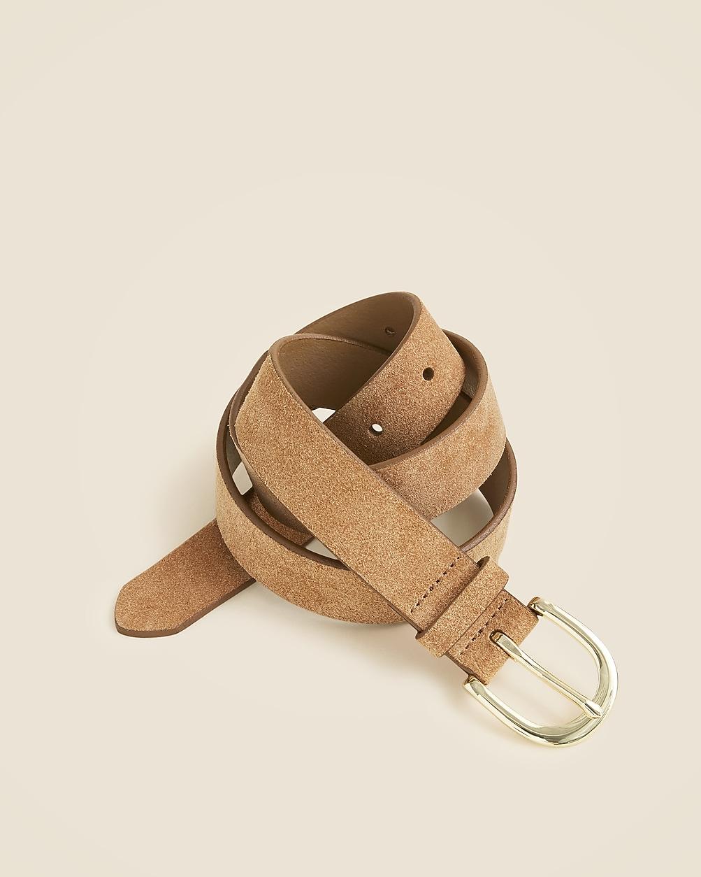Classic belt in suede by J.CREW